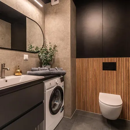 Apartly - Cisza W Nowoczesnym Stylu & Parking 什切青