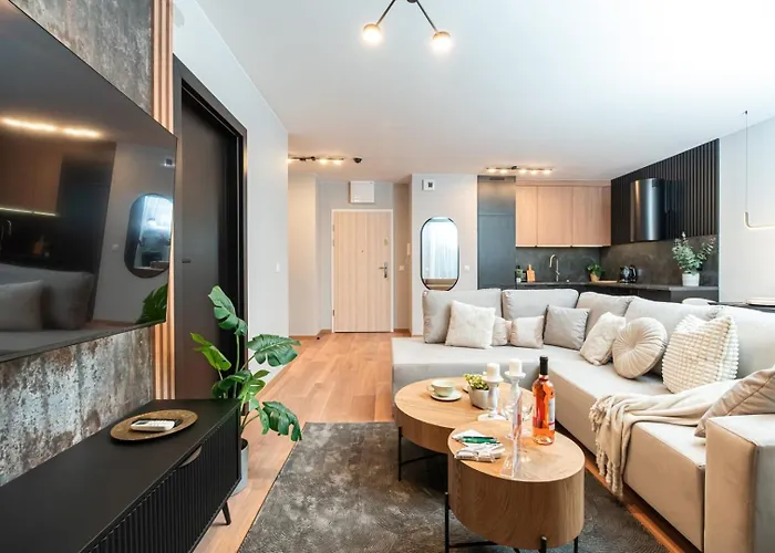 Apartment Apartly - Cisza W Nowoczesnym Stylu Stettin